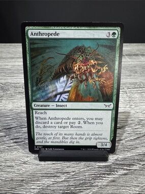 Magic: The Gathering | Duskmourn: House of Horror #167: Anthropede (2024) - Card